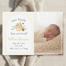 Annonce de naissance de bébé abeille Little Honey