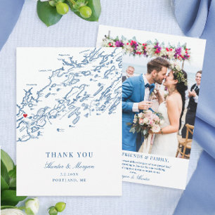 Carte De Remerciements Appartement Mariage Portland Maine