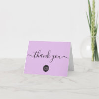 Appréciation client personnalisée en violet