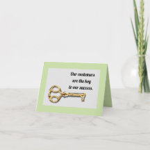 Appréciation de la clientèle Vous êtes la clé