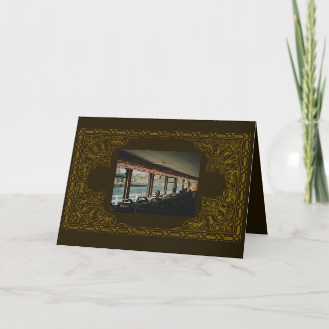 Carte De Remerciements Appréciation personnalisée de l'agence de voyage p (Devant)