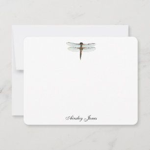 Carte De Remerciements Aquarelle de libellule