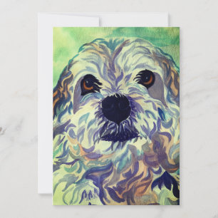 Carte De Remerciements Aquarelle Lhasa Apso