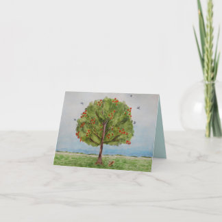 Carte De Remerciements Arbre