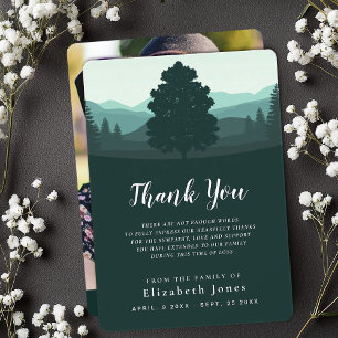 Carte De Remerciements Arbre sympathique de la vie