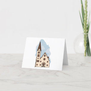 Carte De Remerciements Architecture de l'Église