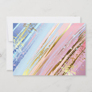 Carte De Remerciements Arrière - plan rose texturé