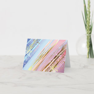 Carte De Remerciements Arrière - plan rose texturé