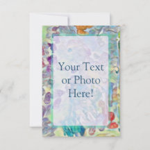 Art abstrait de texte ou de photo personnalisé