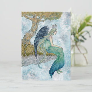 Carte De Remerciements Art d'ange par Holly Durr 