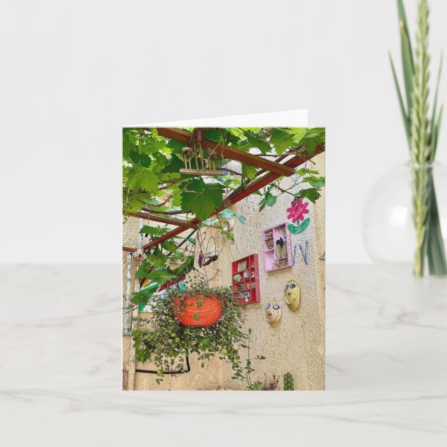 Carte De Remerciements Art domestique palestinien (Devant)