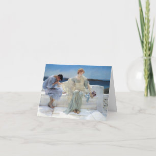 Carte De Remerciements Ask Me No More par Alma Tadema Mariage