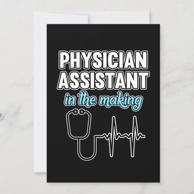Carte De Remerciements Assistant Médecin Pour Faire Des Étudiants Médical (Devant)