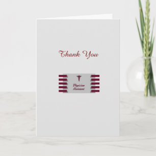 Carte De Remerciements Assistant physicien Thank You Card