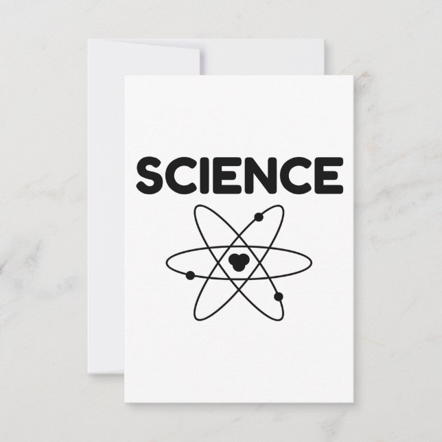 CARTE DE REMERCIEMENTS ATOM SCIENTIFIQUE (Devant)