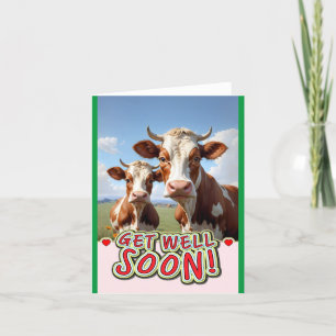 Carte De Remerciements attraper les vaches bientôt