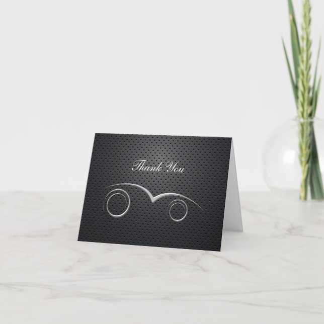 Carte De Remerciements Automotive Theme Business Thank You Cards (Devant)