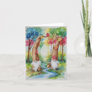 Carte De Remerciements Autumn walk