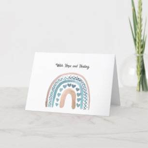 Carte De Remerciements Avec espoir et guérison