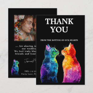 Carte De Remerciements Avec photo 🌈  Parfaitement Vôtre : Parfaitement 