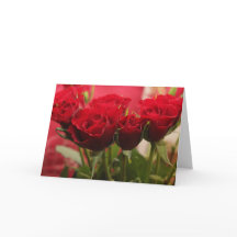 Carte de remerciements avec Rose