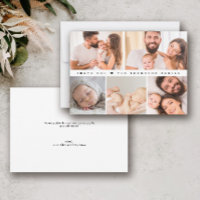 Baby Boy Shower Photo Collage Simple