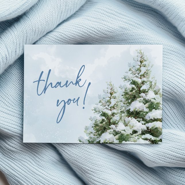 Carte De Remerciements Baby It's Cold Outside Baby Shower (Créateur téléchargé)