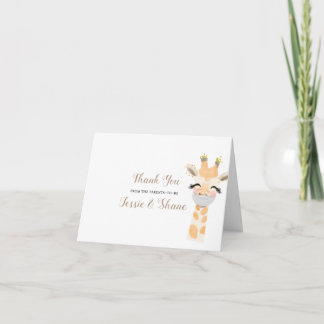 CARTE DE REMERCIEMENTS - BABY SHOWER