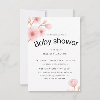 Carte De Remerciements Baby-shower