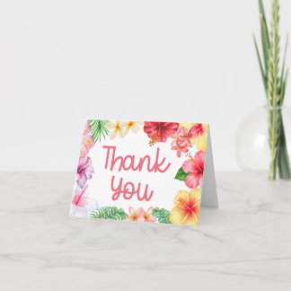 Carte De Remerciements Baby Shower Aloha