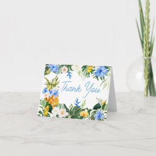 Carte De Remerciements Baby Shower Aloha Ananas