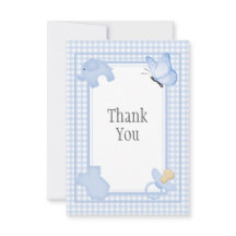 Baby shower bleu blanc En vichy