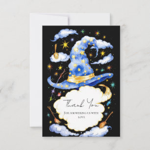 Carte De Remerciements Baby shower Casquette de l'Assistant Boho