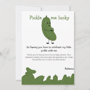 Carte De Remerciements Baby shower chanceux Pickme