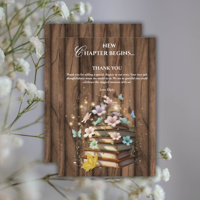 Carte De Remerciements Baby shower de livres de contes magiques russes (Créateur téléchargé)