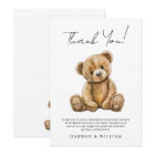 Baby shower d'ours en peluche mignon