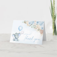 Baby shower Eléphant Bleu Balloon