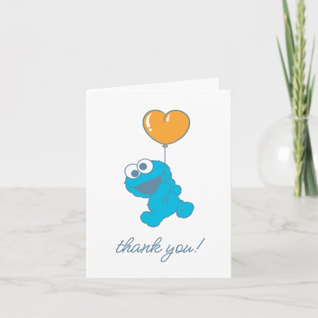 Carte De Remerciements Baby shower Monster Cookie (Devant)