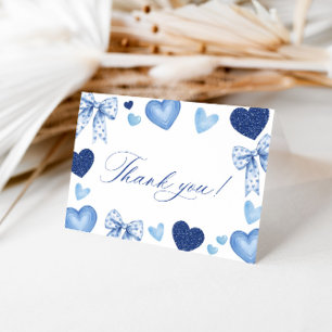 Carte De Remerciements Baby Shower Petit Cœur, Baby Shower 