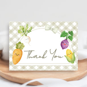 Carte De Remerciements Baby Shower Produits Locaux