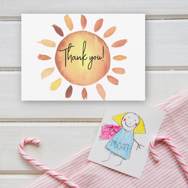 Carte De Remerciements Baby shower Sunshine (Créateur téléchargé)