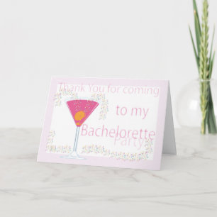 Carte de remerciements Bachelorette