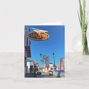 Carte De Remerciements Balboa Fun Zone, Newport Beach, Californie