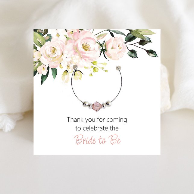Carte De Remerciements Balise de Marque - verre floral (Créateur téléchargé)