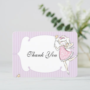 Carte De Remerciements Balise Fairy Princess Anniversaire