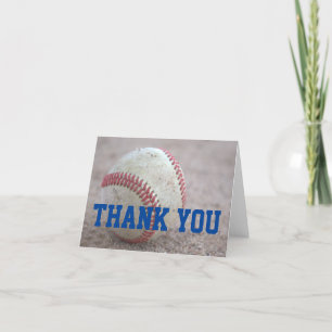 Carte De Remerciements Baseball