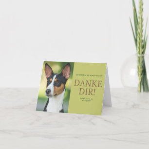 Carte De Remerciements Basenji