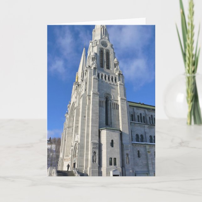 Carte De Remerciements Basilica of Sainte Anne de Beaupre, Québec, Canada (Devant)