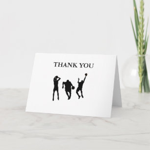 Carte De Remerciements Basketball Thank You