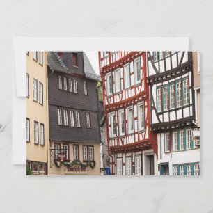 Carte De Remerciements Bâtiments urbains à colombage